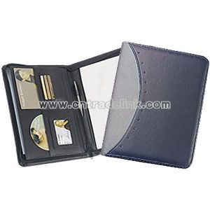 ZIPPED DELUXE CONFERENCE FOLDERS