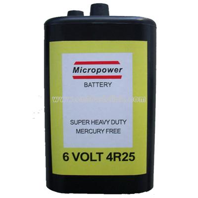 Zinc Carbon Battery 4R25/6V