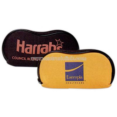 Zip up neoprene sunglass pouch and plastic j-hook