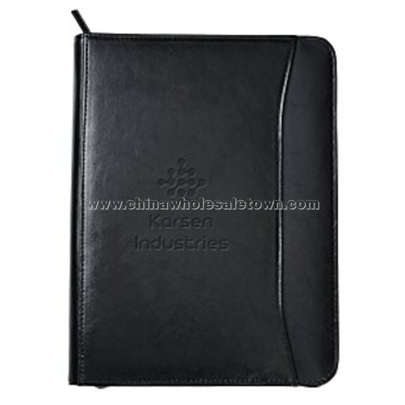 Zippered Portfolio - Leather