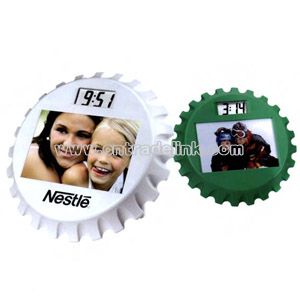 bottle cap shaped photo frame