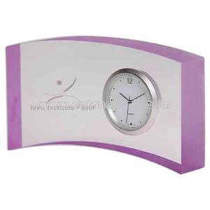 clear acrylic wave desk clock