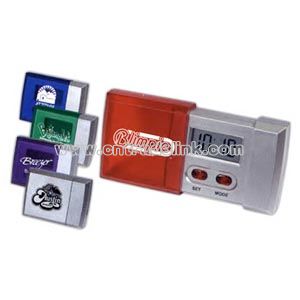 compact travel clock