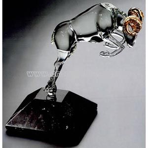 crystal animal figurine