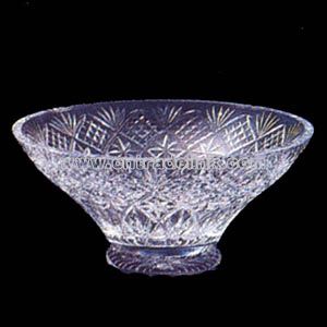 crystal classic flared bowl