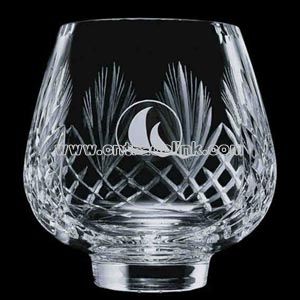 crystal footed bowl