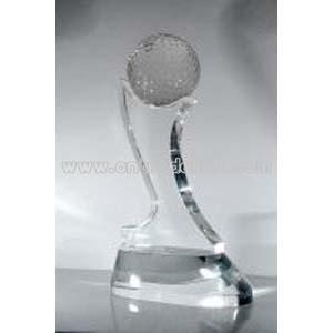 crystal golf award