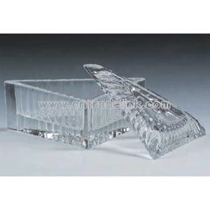 crystal triangular box