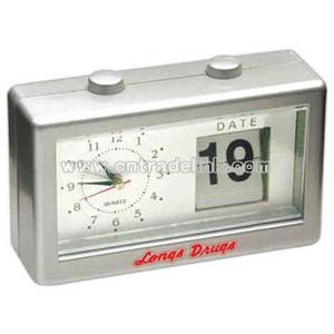 desktop quartz analog alarm clock