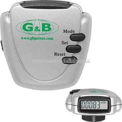 digital pedometer with step counter