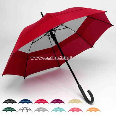 double canopy  solid umbrella