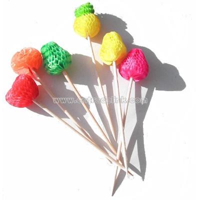 festive fruit toothpicks