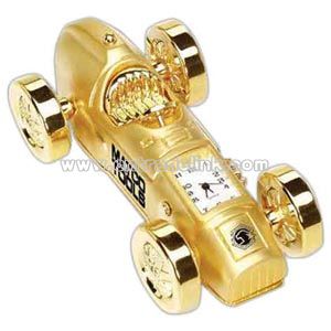 gold car clock