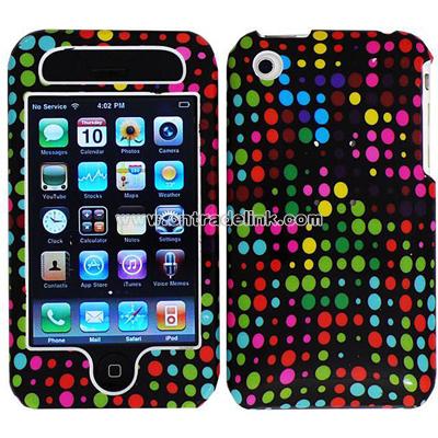 iPhone 3G/3GS Color Dots Design Protector Case
