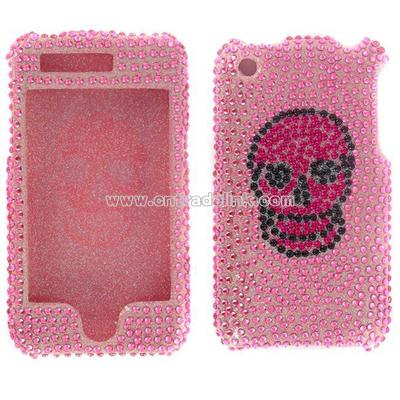 iPhone 3G Full Diamond Skull Protective Cover