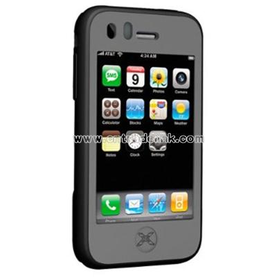 iPhone 3G Two-Tone Premium Silicone Case - Gray
