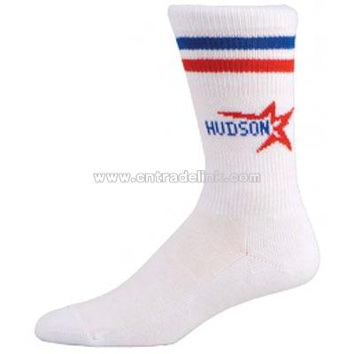 lacrosse / basketball crew sock