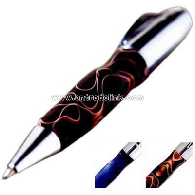 liquid marble lacquer lower barrel ballpoint pen