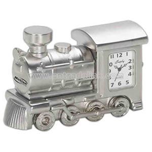 locomotive replica desk clock