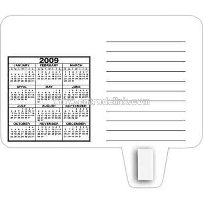 magnetic memo board with calendar