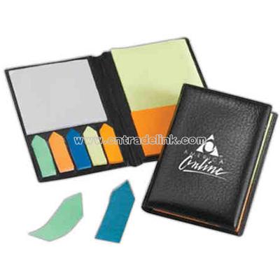memo pad and sticky note folder