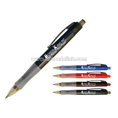 metal construction and plunger action pencil