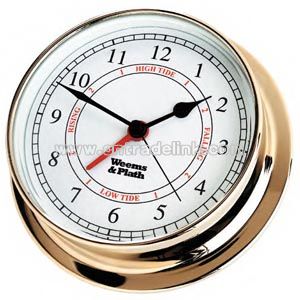 metal desk clock
