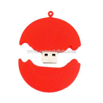 mini red usb flash disk