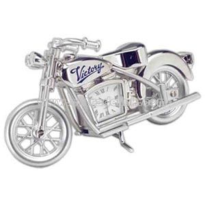 motorcycle replica desk clock