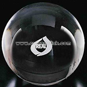 optical crystal gazing ball