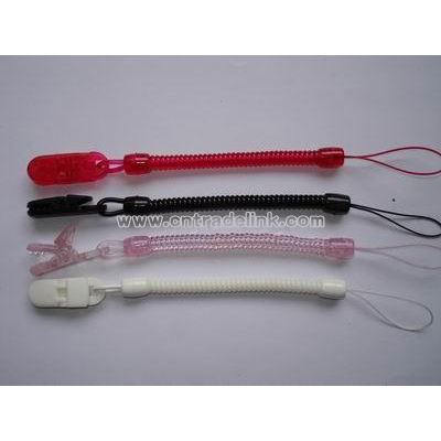 plastic spring keychain
