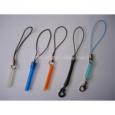plastic spring keychain