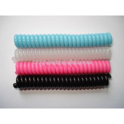 plastic spring keychain