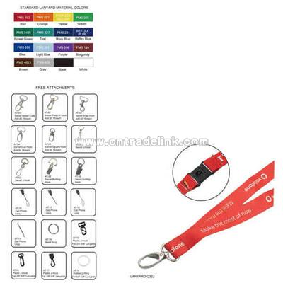 polyester lanyard