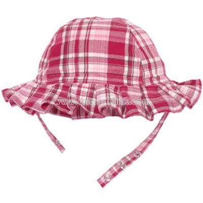 shimmer plaid hat