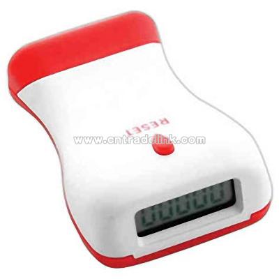 sleek pedometer with LCD display