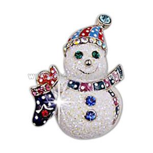 snowman pin