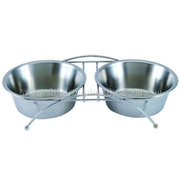 stainless steel dog bowl