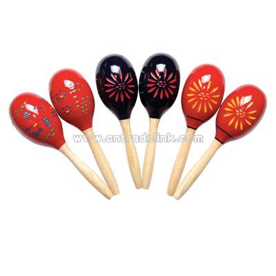 wooden maracas